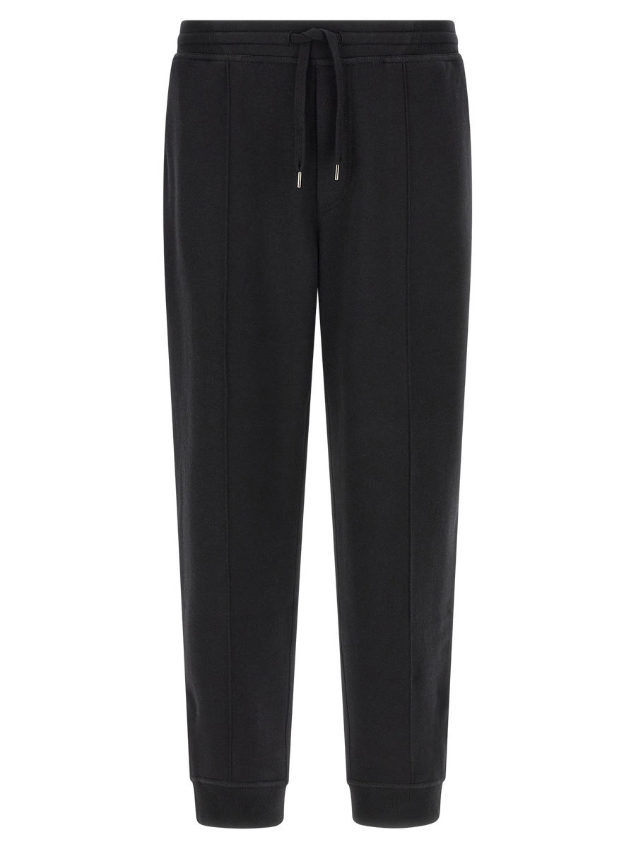 Brunello Cucinelli 65% cotton joggers in black