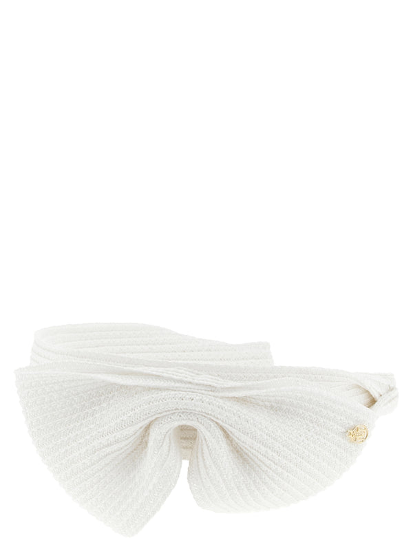 Maison Michel 100% paper headband in white