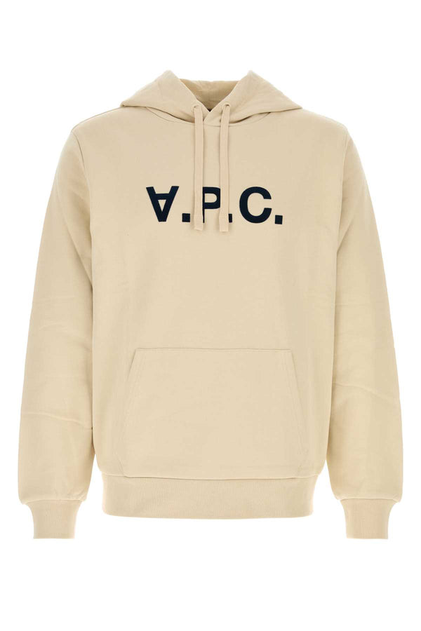 A.P.C. 95% Cotton sweatshirt in beige