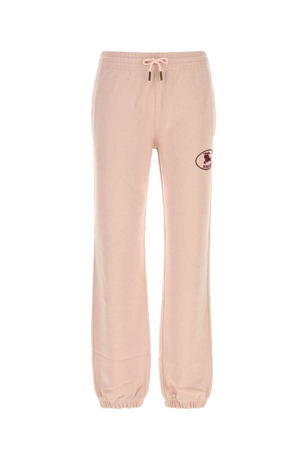 Burberry 100% Cotton joggers in pink