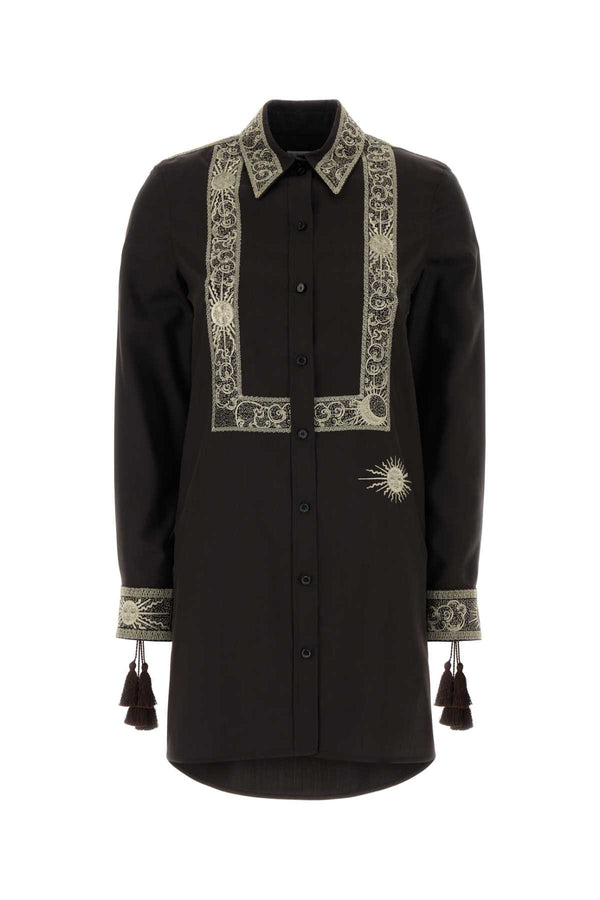 Burberry Exterior: 100% Silk dress in black