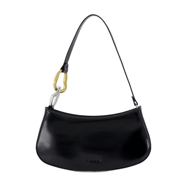 Staud calfskin hobo bag in black
