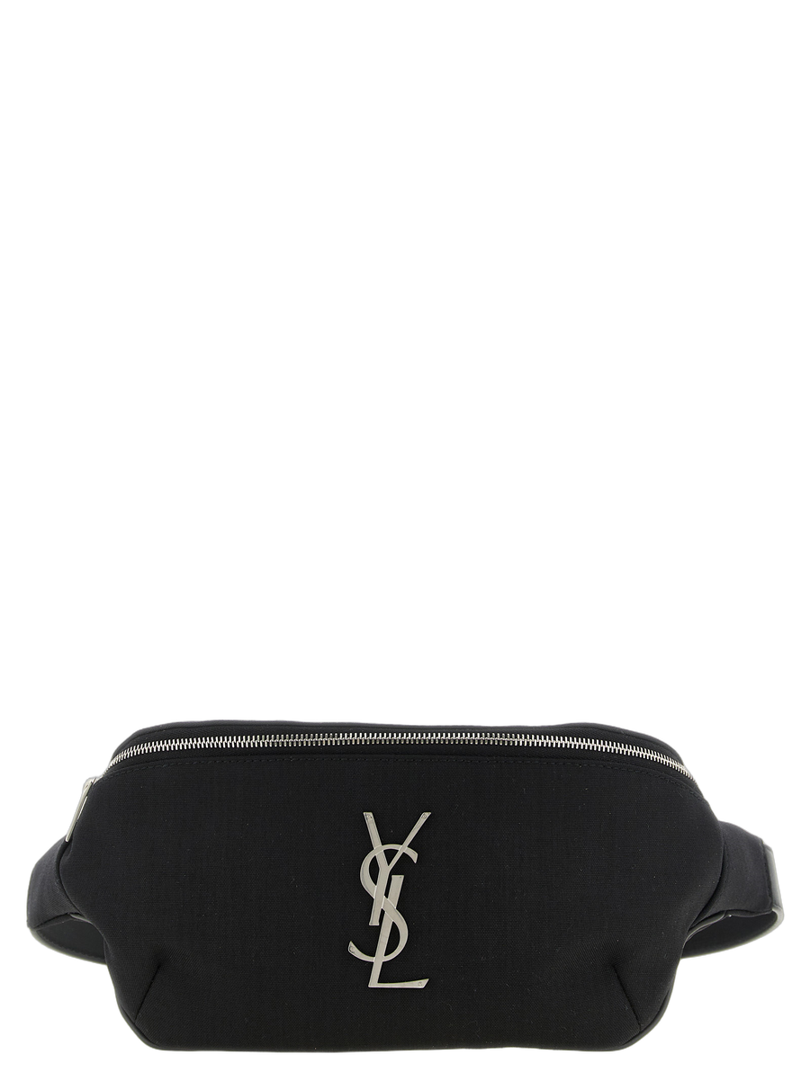 Saint Laurent 100% Lamb Leather belt bag in black