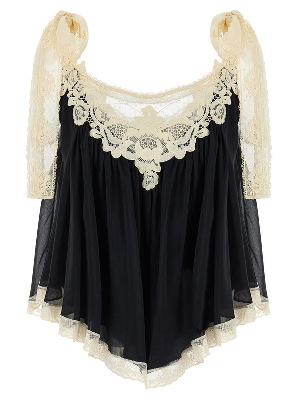 Zimmermann 77% Cotton blouse in multicolor