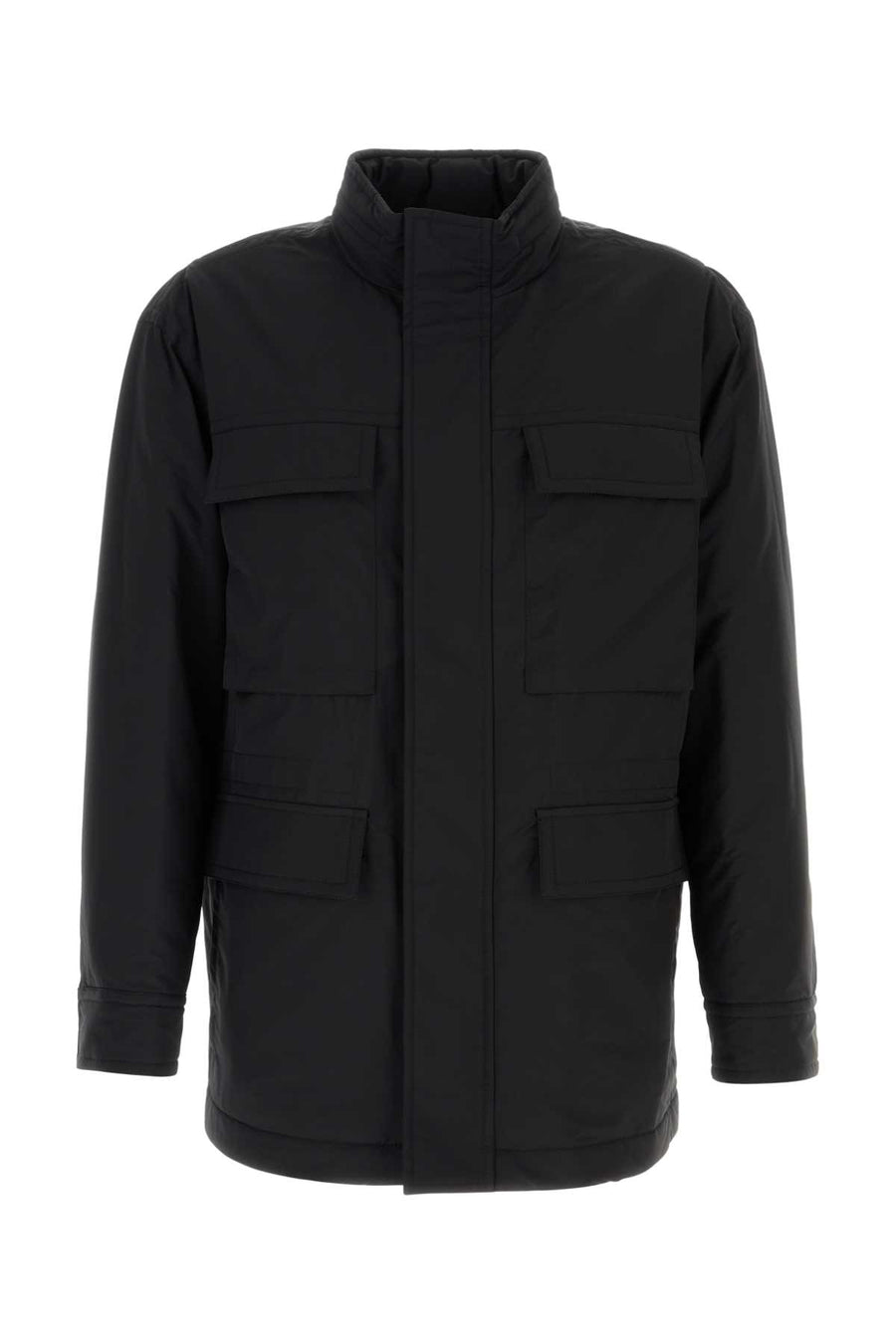 Ferragamo 64% Wool down jacket in black