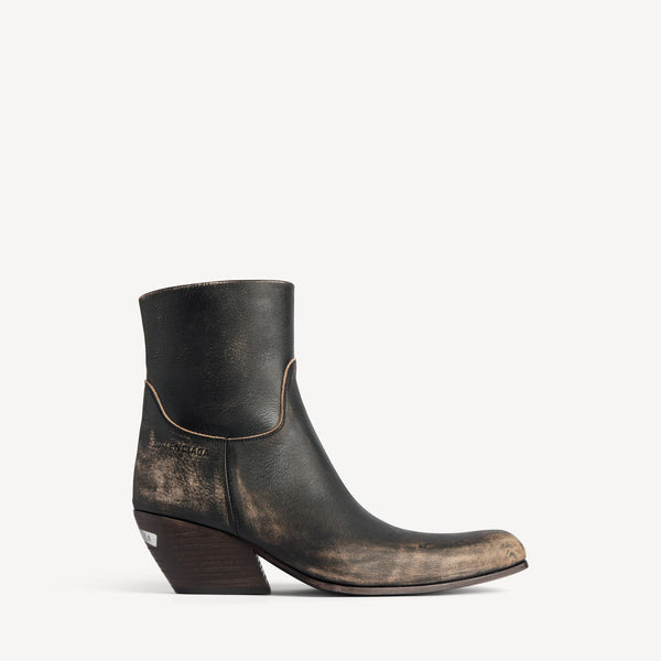 Balenciaga Memphis Ankle Boot — Black