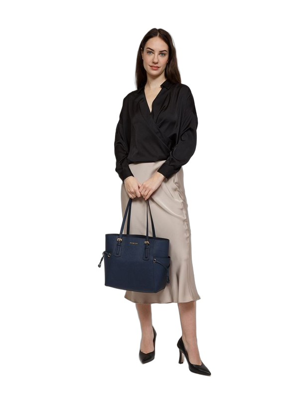 Michael Kors 100% Leather tote bag in navy
