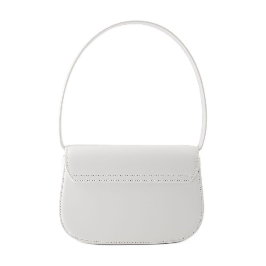 Diesel Cowhide shoulder bag in white