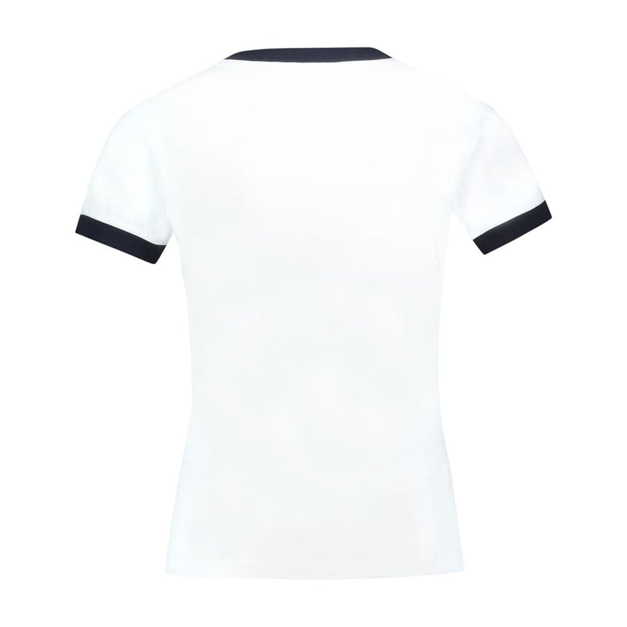 Ganni cotton t-shirt in white