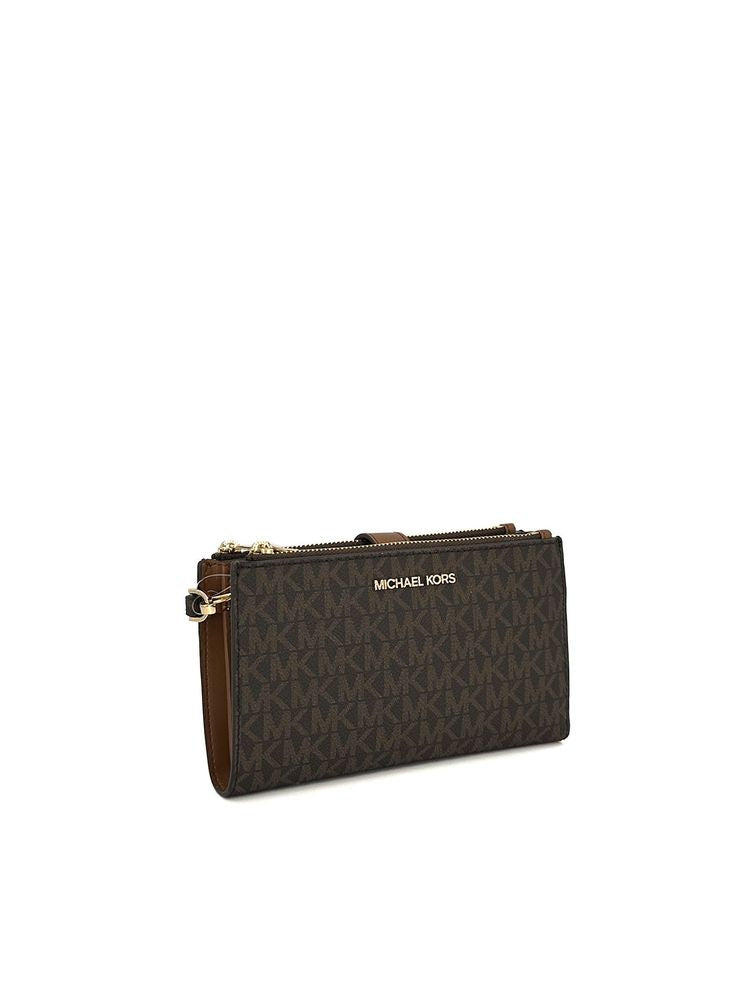 Michael Kors 100% Polyvinyl Chloride wallet in brown
