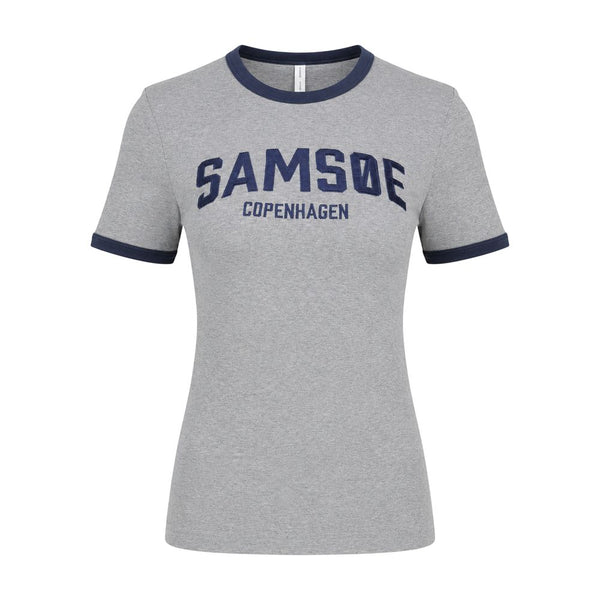 Sabond Ss 15318 T-Shirt - Samsøe Cotton Grey Ready-to-wear / T-shirts