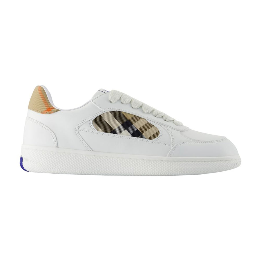 Mf Terrace Mix Sneakers - Burberry Leather White Calfskin Shoes /