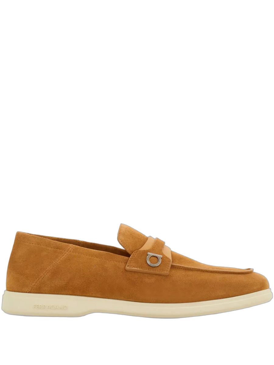 Ferragamo Leather loafer in camel