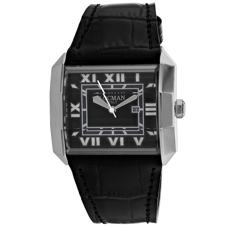 Locman Stainless steel case watch in black