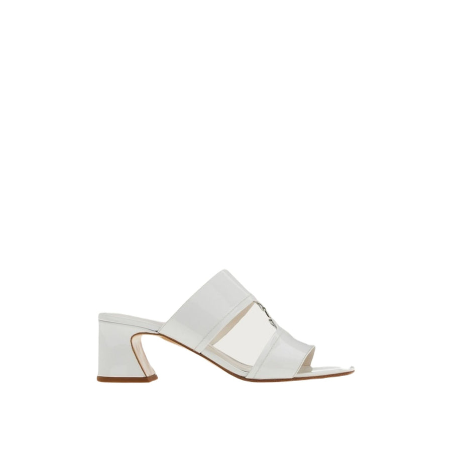 Ferragamo Leather sandal in white
