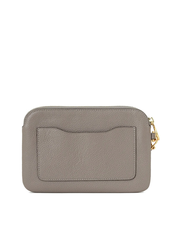 Tory Burch Leather clutch in gray