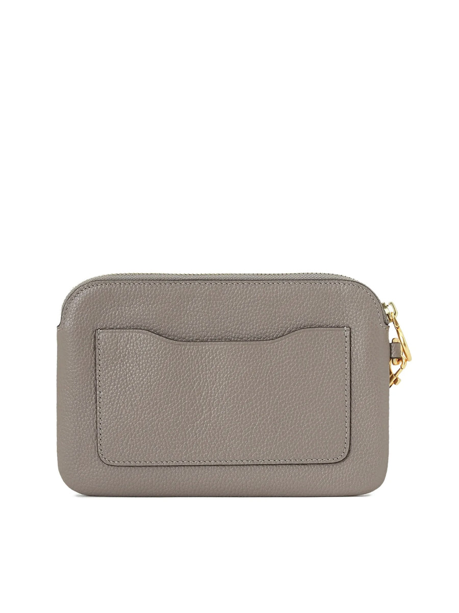 Tory Burch Leather clutch in gray
