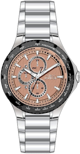 Invicta Stainless steel case watch in rose gold