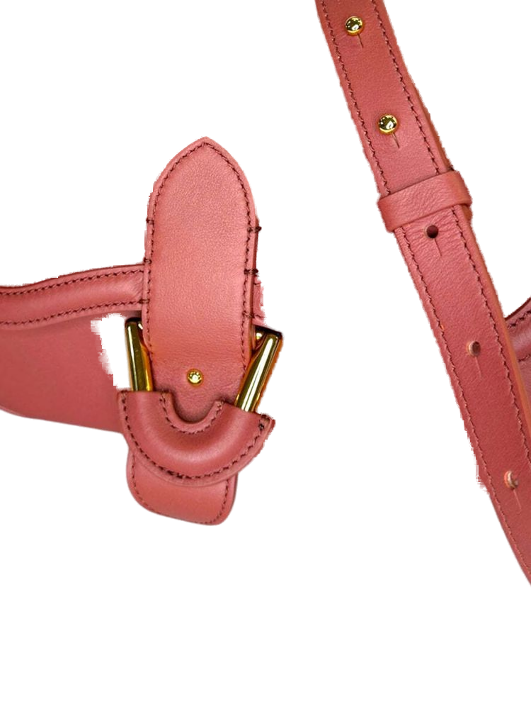 Coccinelle 100% Cow Leather shoulder bag in brandy