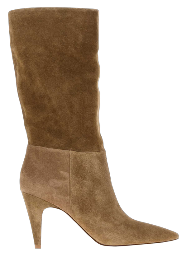 Gianvito Rossi Caml Exterior: 100% Suede heel in brown