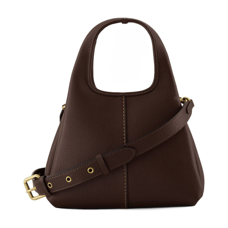 Coach cowhide shoulder bag in brown