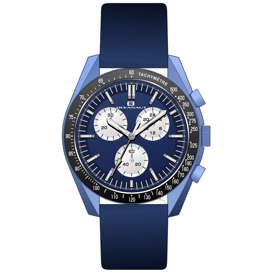 Oceanaut Stainless steel case watch in blue