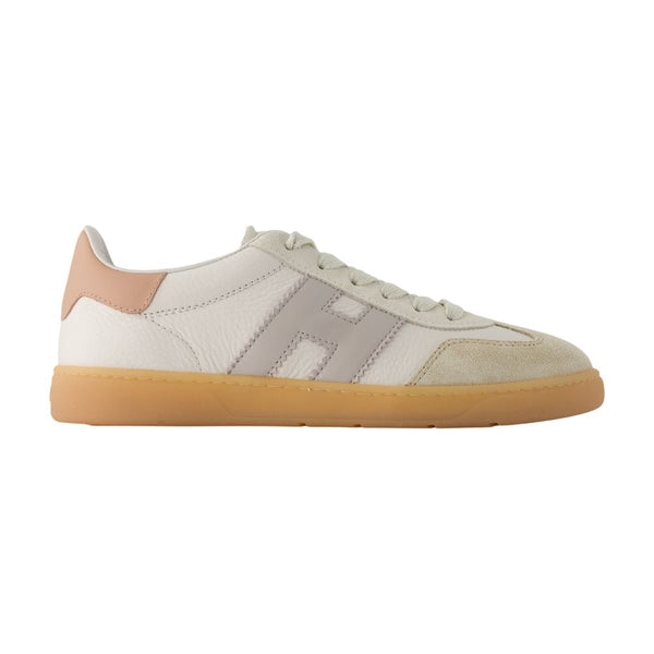 Hogan Calfskin sneaker in beige