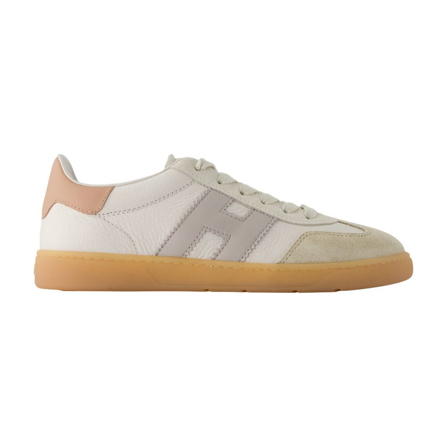 Hogan Calfskin sneaker in beige