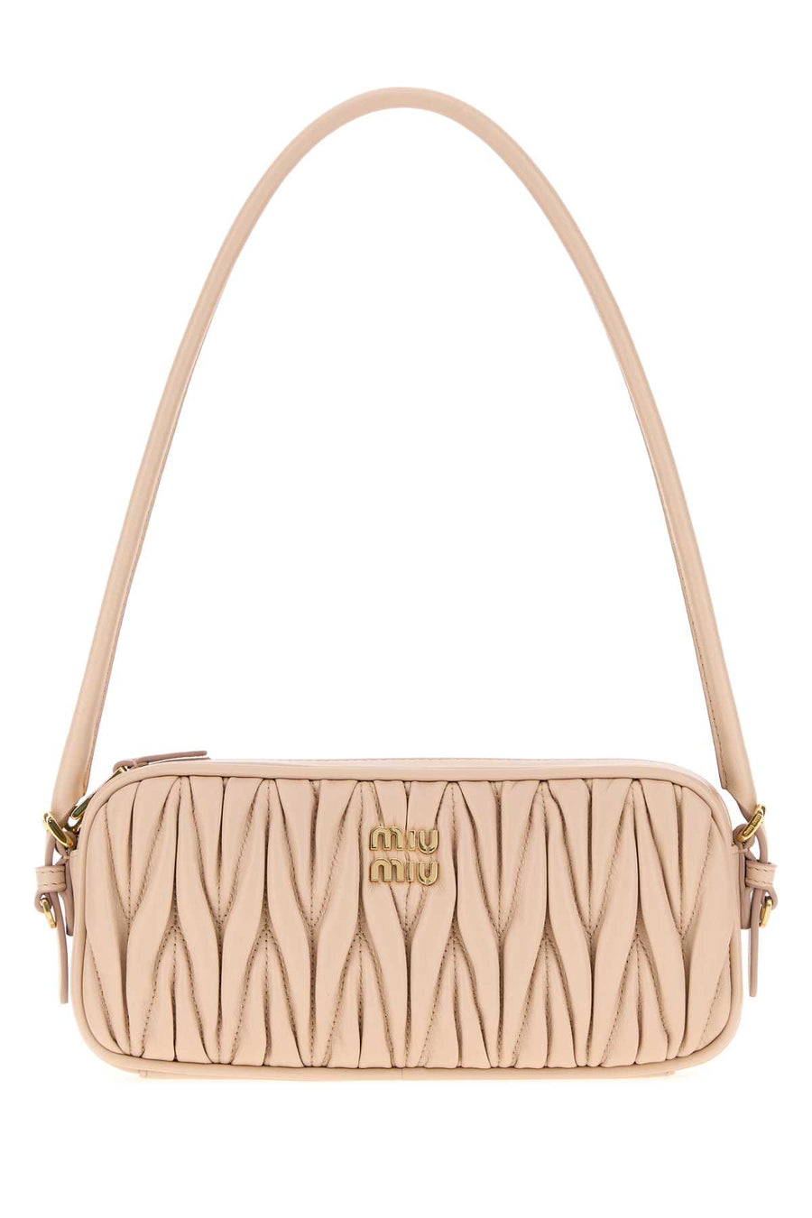 Light Pink Leather Shoulder Bag Cipria Beauty