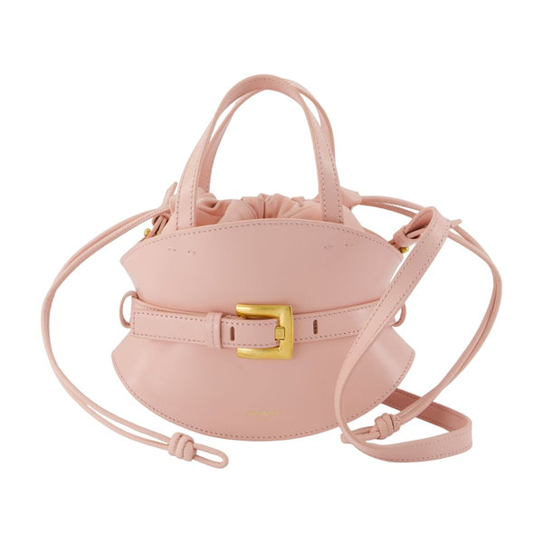 Balmain Calfskin top handle bag in pink