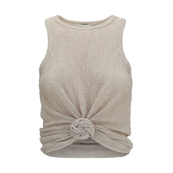 Magda Butrym 36% Lyocell tank top in beige