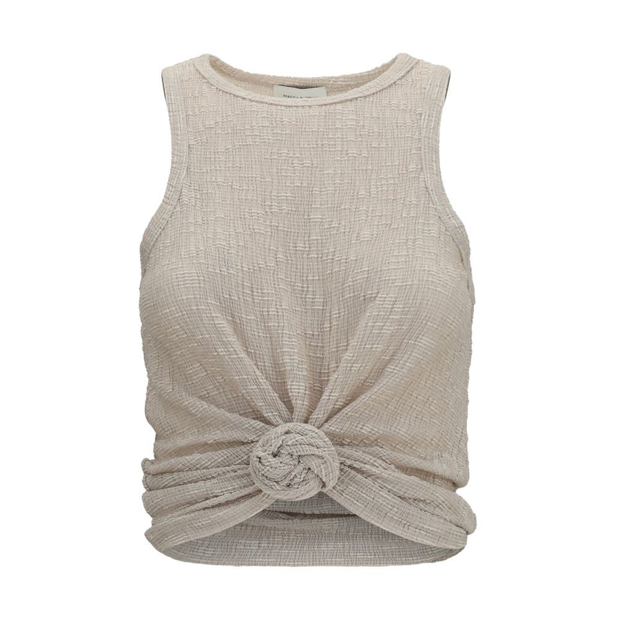 Magda Butrym 36% Lyocell tank top in beige