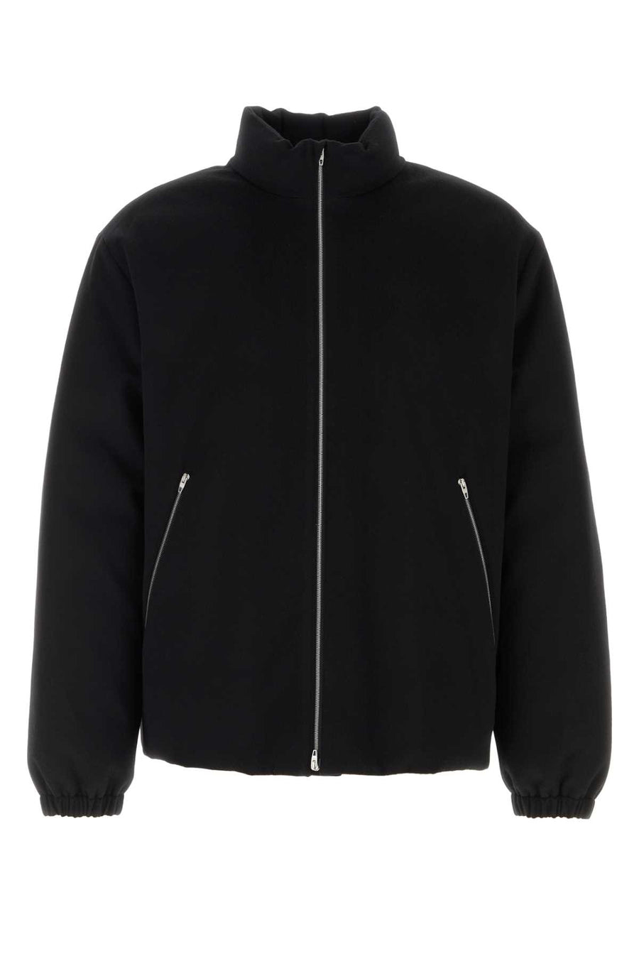 Jil Sander Exterior: 100% Wool down jacket in black
