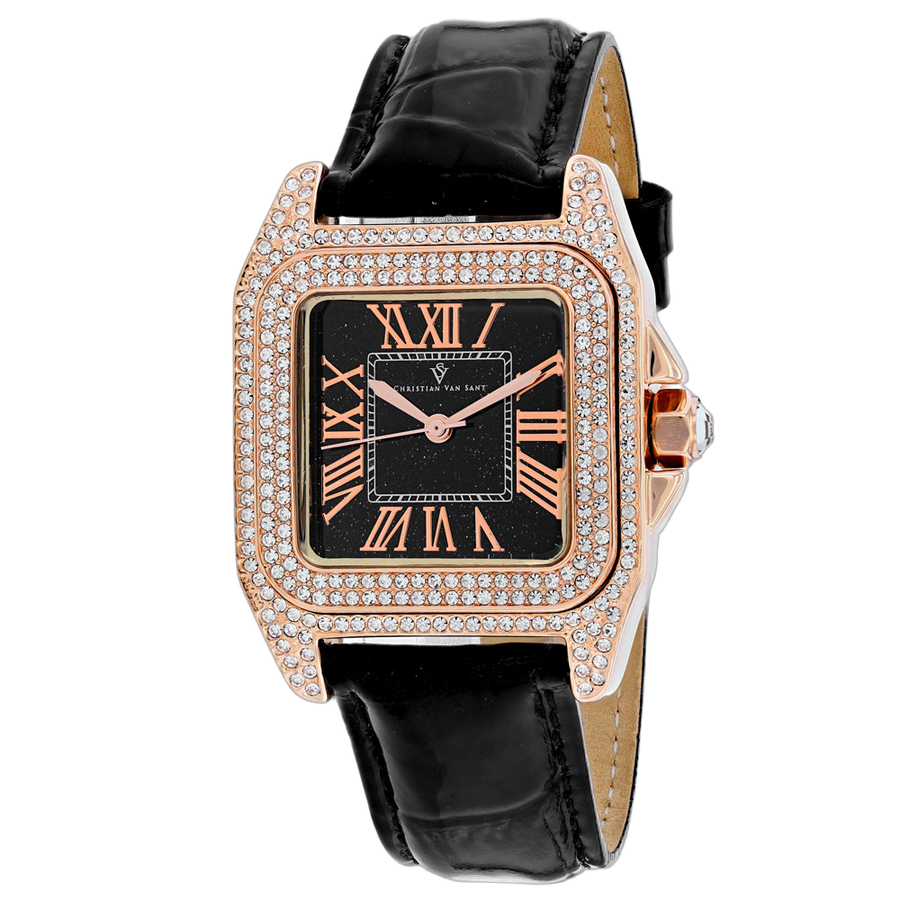 Christian Van Sant Brass case watch in rose gold