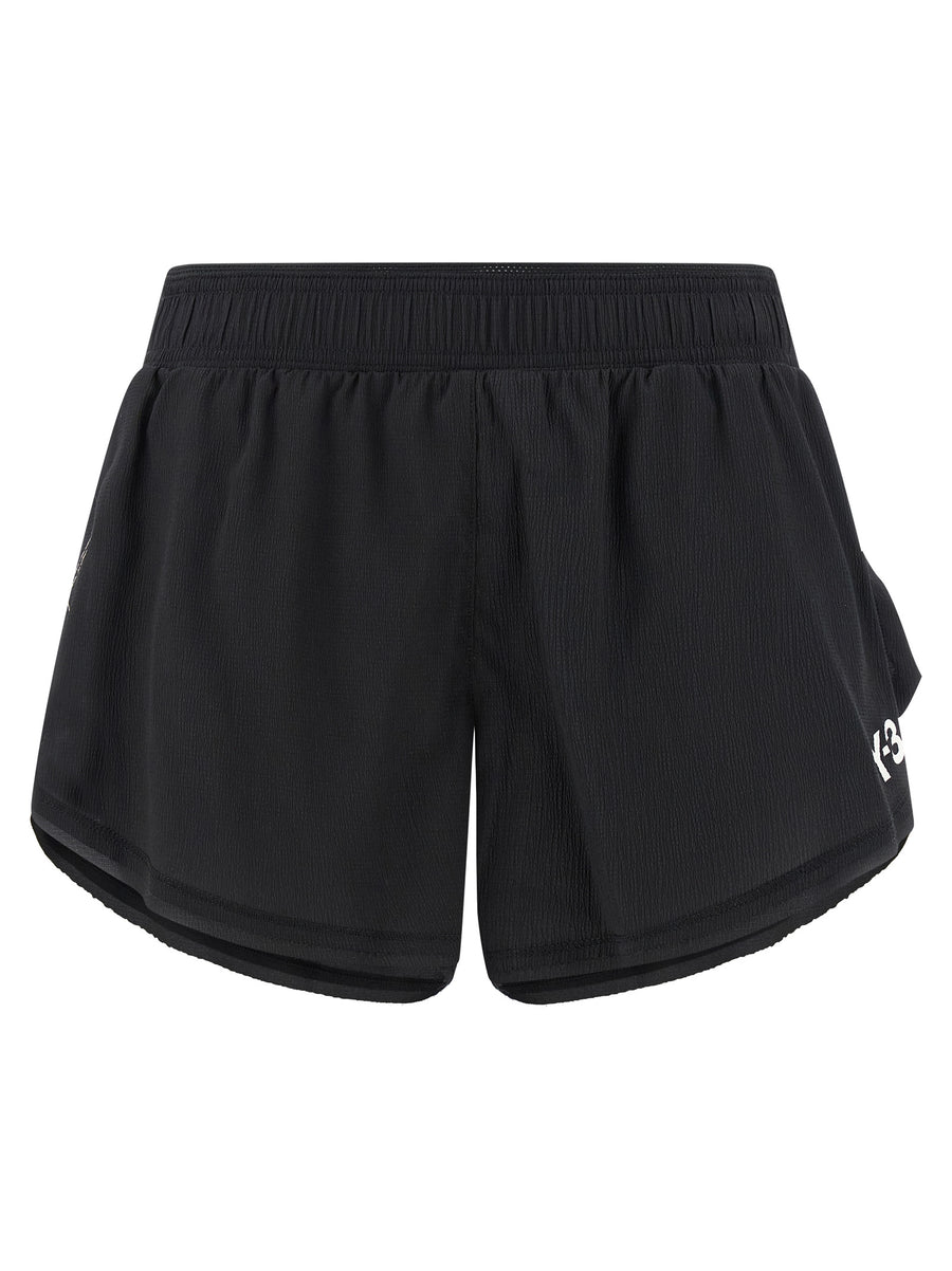 Y-3 98% Polyamide bermuda shorts in black
