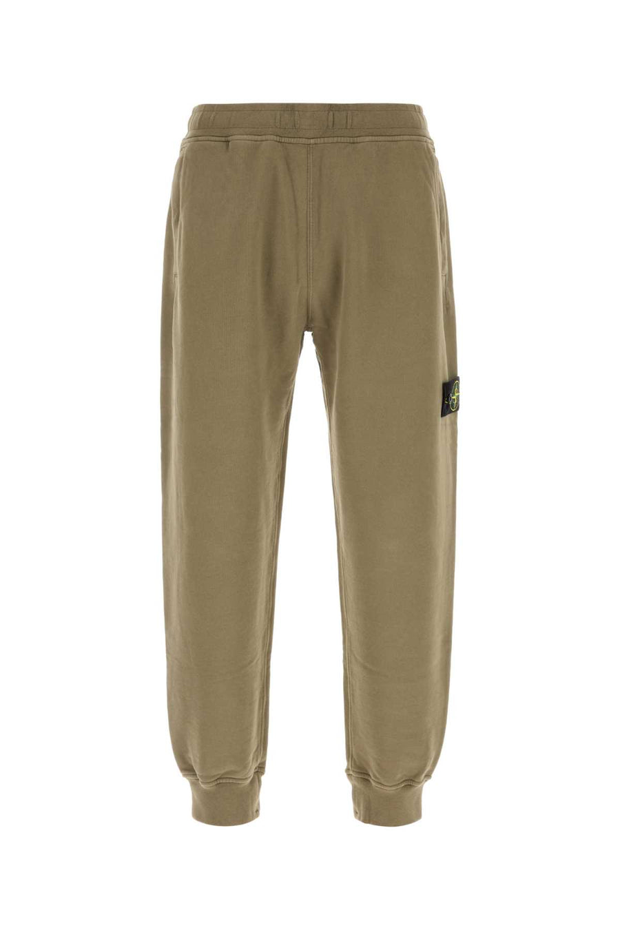Army Green Cotton Joggers Exterior: Pantaloni