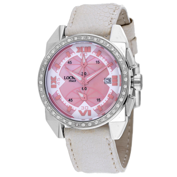 Locman Stainless steel case watch in pink