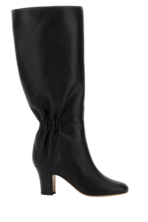 Ferragamo Exterior: 100% Calf boots in black