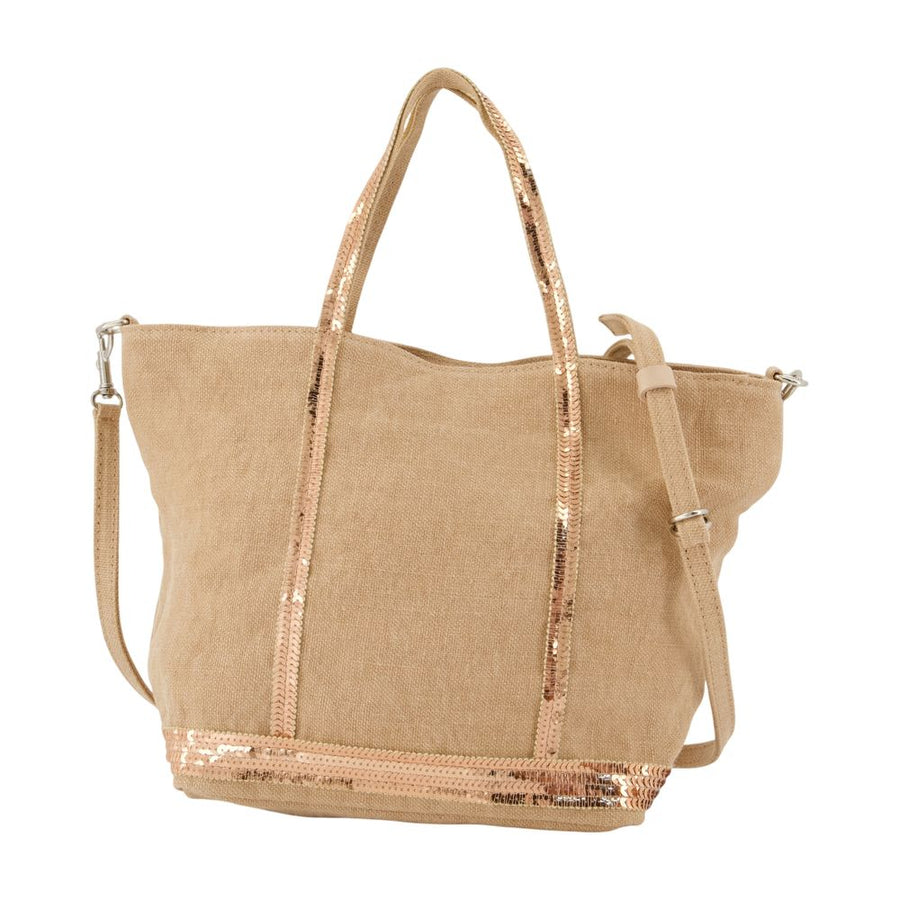 Vanessa Bruno Linen tote bag in pink
