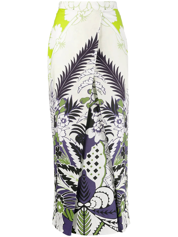 Valentino Cotton skirt in white