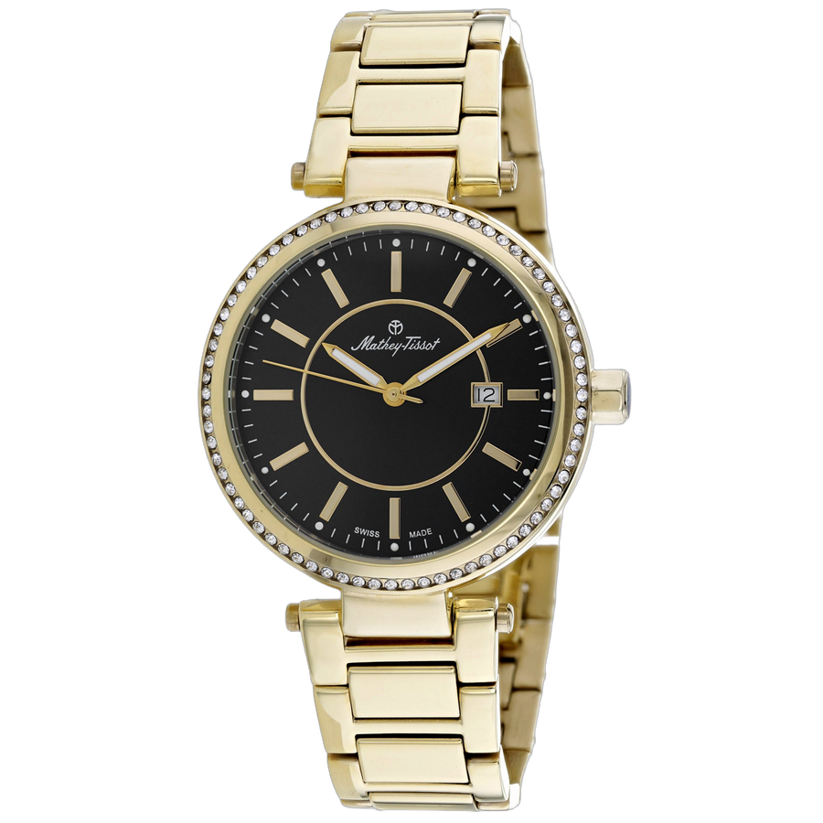 Mathey Tissot watch in black
