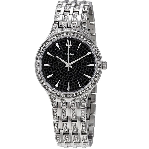 Bulova watch in black