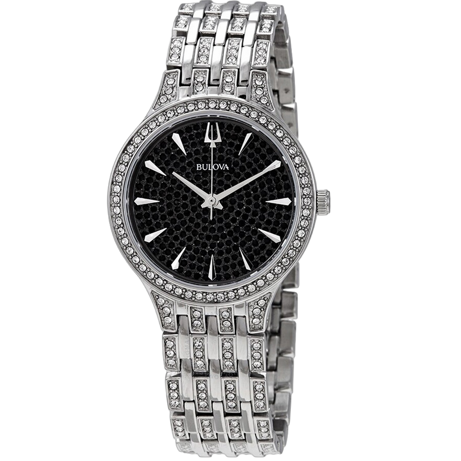 Bulova watch in black