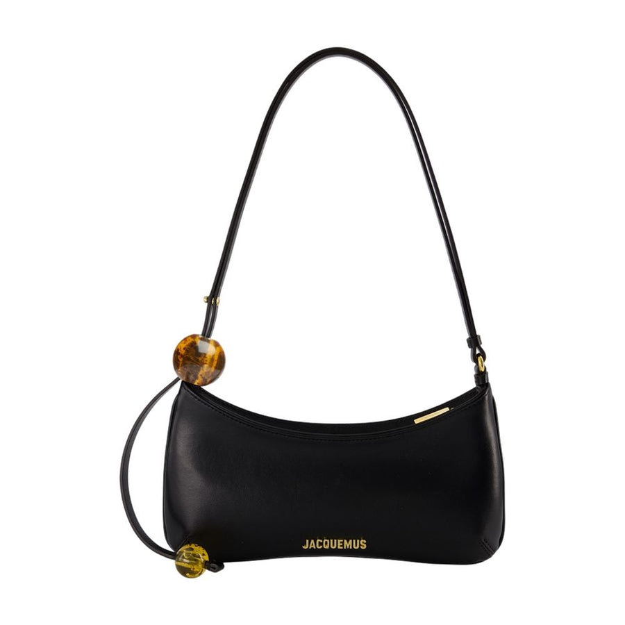 Jacquemus cowhide shoulder bag in black