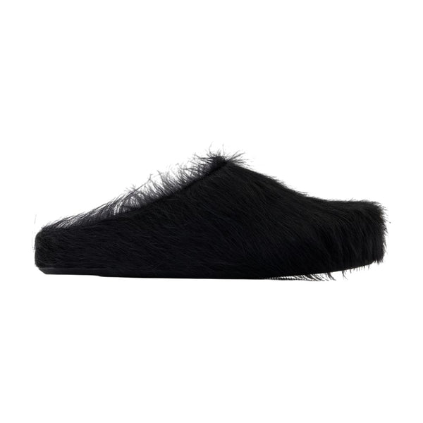 Marni Calfskin slipper in black