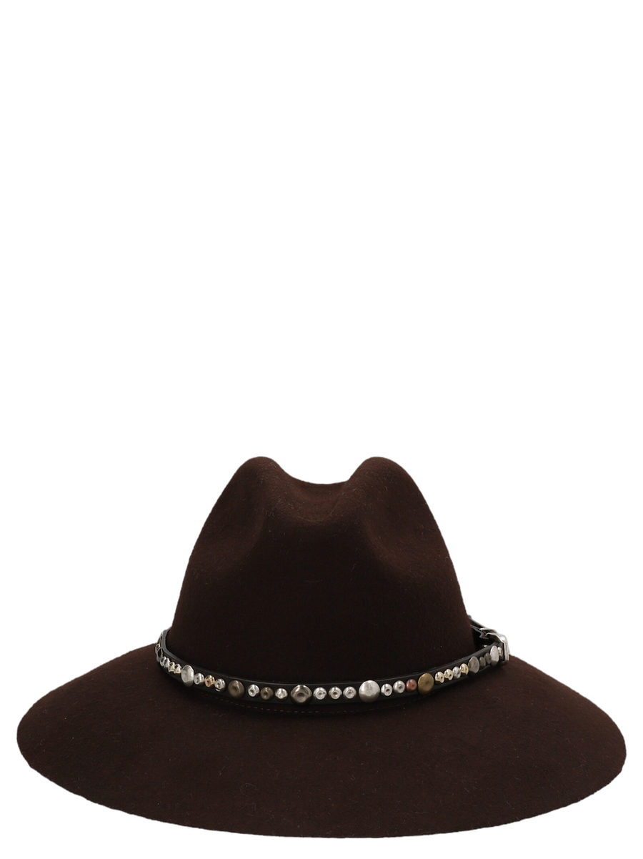 Golden Goose GO228720BM 100% Wool fedora in brown