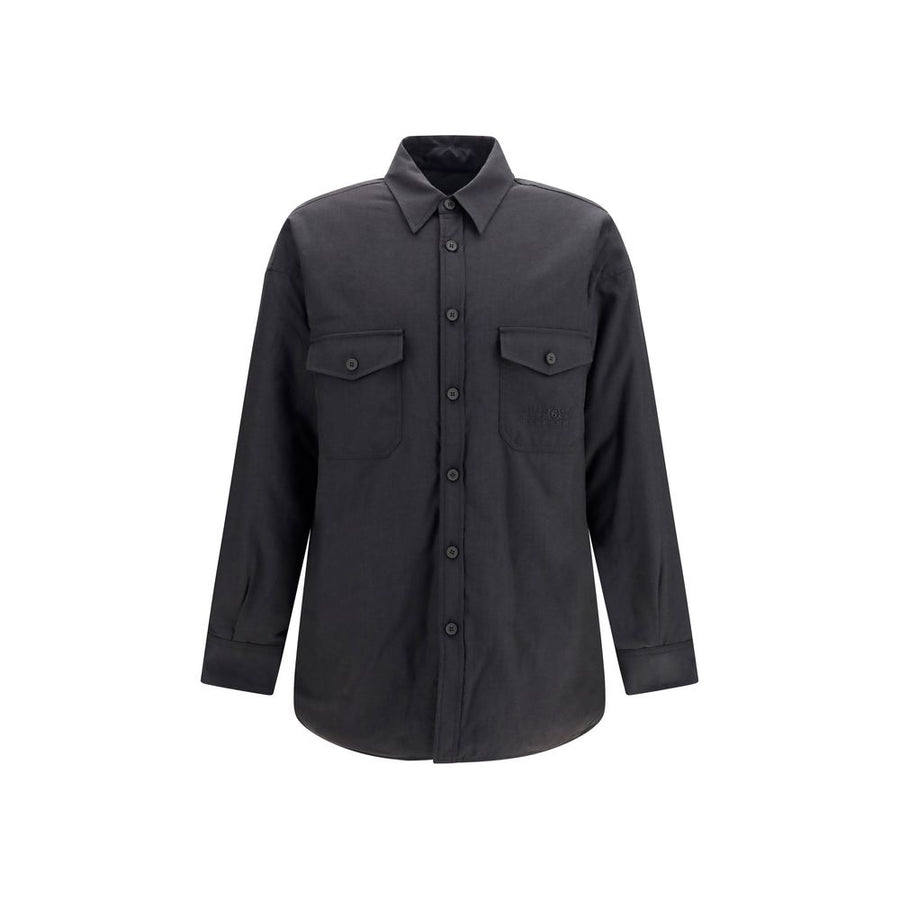 MM6 Maison Margiela 50% Merino Wool Ovis Aries shirt in gray