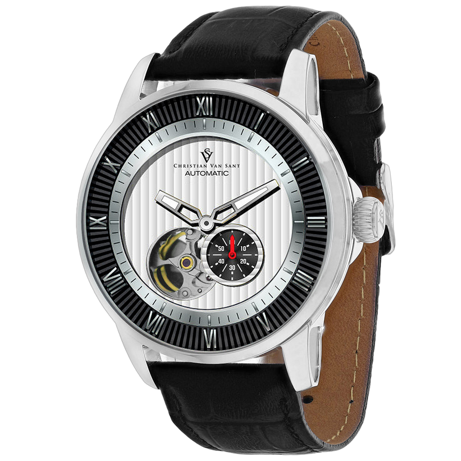 Christian Van Sant Stainless steel case watch in white