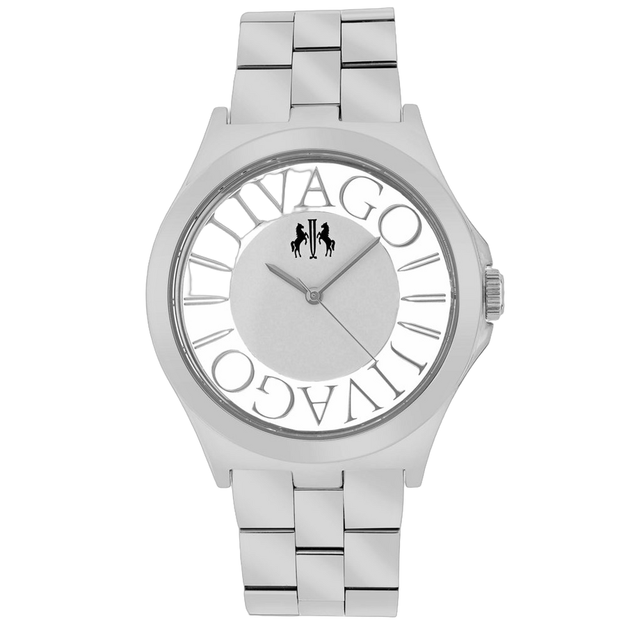 Jivago Stainless steel case watch in silver