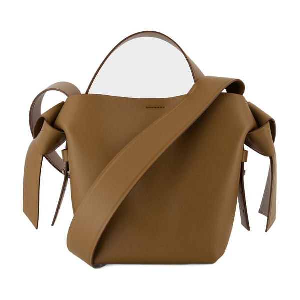 Acne Studios calfskin crossbody bag in brown